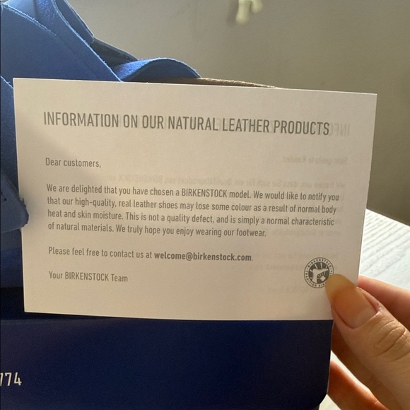 Birkenstock Ultra Blue Two-Strap Suede Sandals - Picture 6 of 6